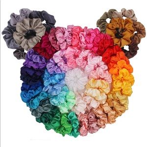 🆕 Satin Silk Scrunchies for Hair 3/$6